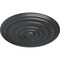 Ekena Millwork Carton Ceiling Medallion (For Canopies up to 3 3/4"), Hand-Painted Pewter, 17 3/4"OD x 1 3/8"P CM18CAPES - alternate 4